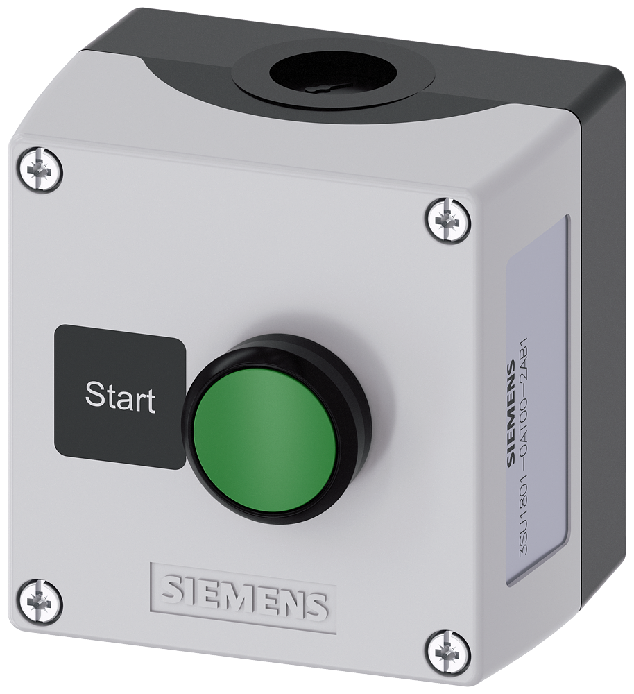 CARCAÇA PARA APARELHO DE COMANDO 22MM REDONDA 3SU18010AT002AB1 SIEMENS