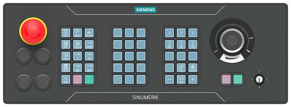 [Imagem PAINEL OPERAÇÃO SINUMERIK MCP 1900 USB 6FC53030AP020AA0 SIEMENS]