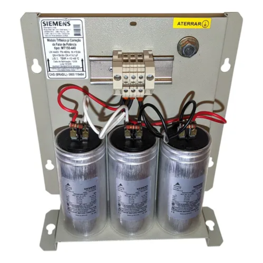 [Imagem do produto MODULO TRIF 50KVAR 440V MT500440 A7B93000025204 SIEMENS]