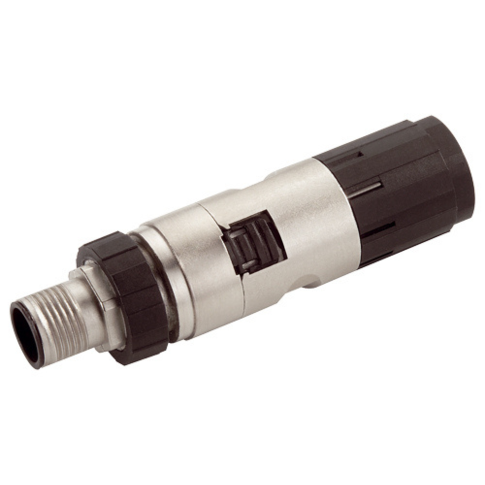 [Imagem CONECTOR INDUSTRIAL ETHERNET FASTCONNECT M12 PRO 2X2 M12 COM INVÓLUCRO DE METAL 6GK19010DB206AA0 SIEMENS]