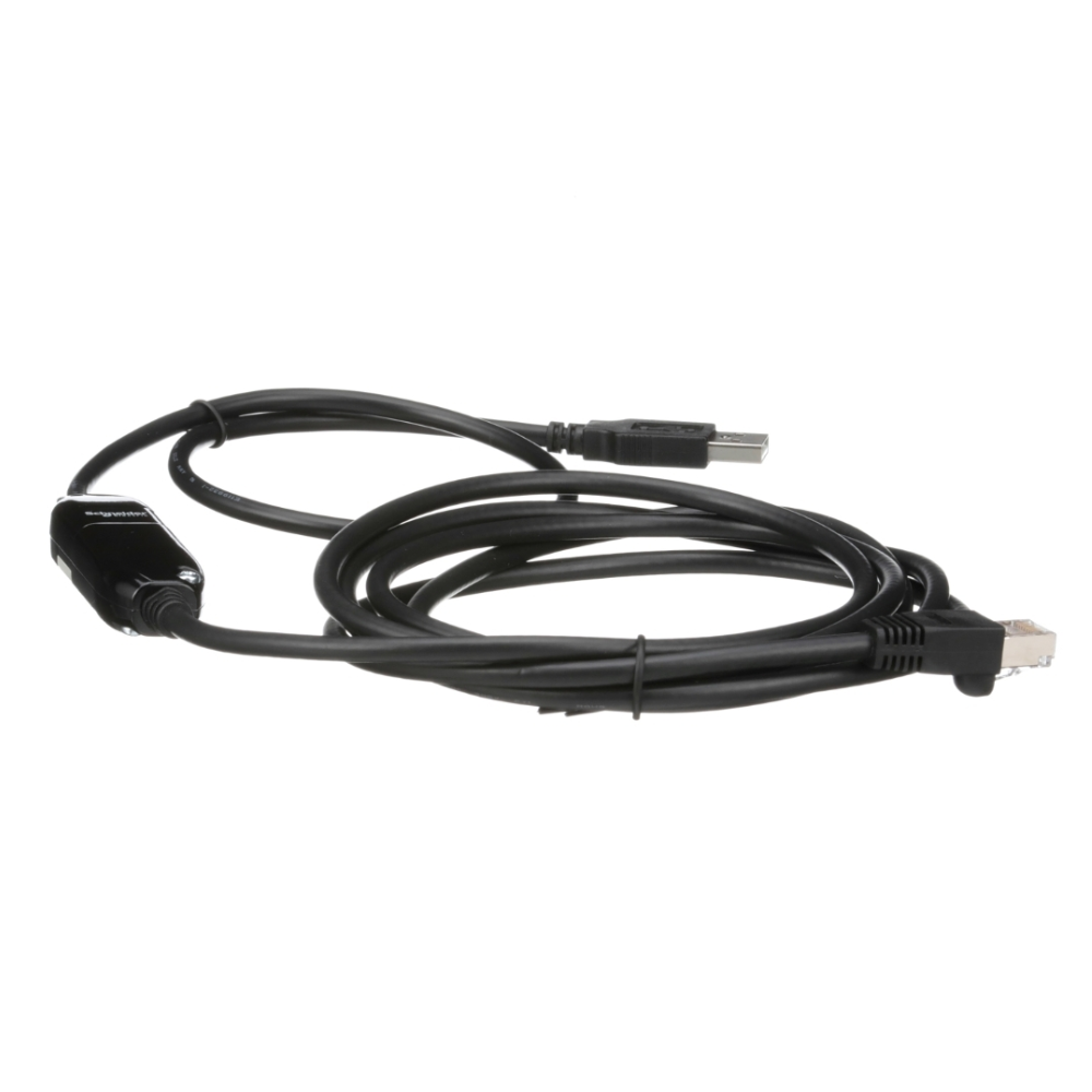 [Imagem CABO DE COMUNICAÇÃO USB RJ45 PC SERVO DRIVE TCSMCNAM3M002P SCHNEIDER]