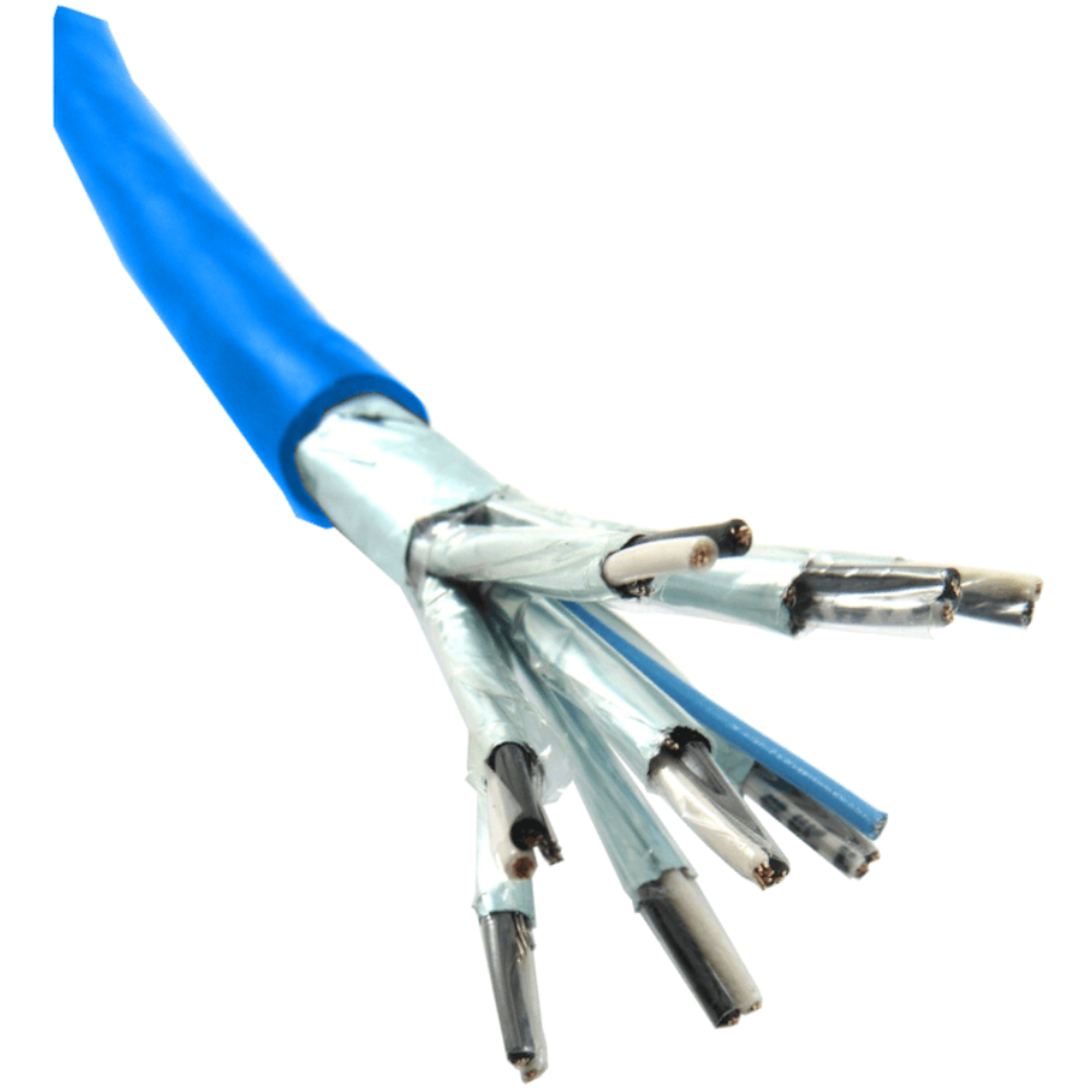 CABO INSTRUMENTAÇÃO 105 GRAUS CELSIUS PVC MALHA COBRE AZUL 6XV18305EH10 SIEMENS cabo-profibus-6XV18305EH10 (2).png