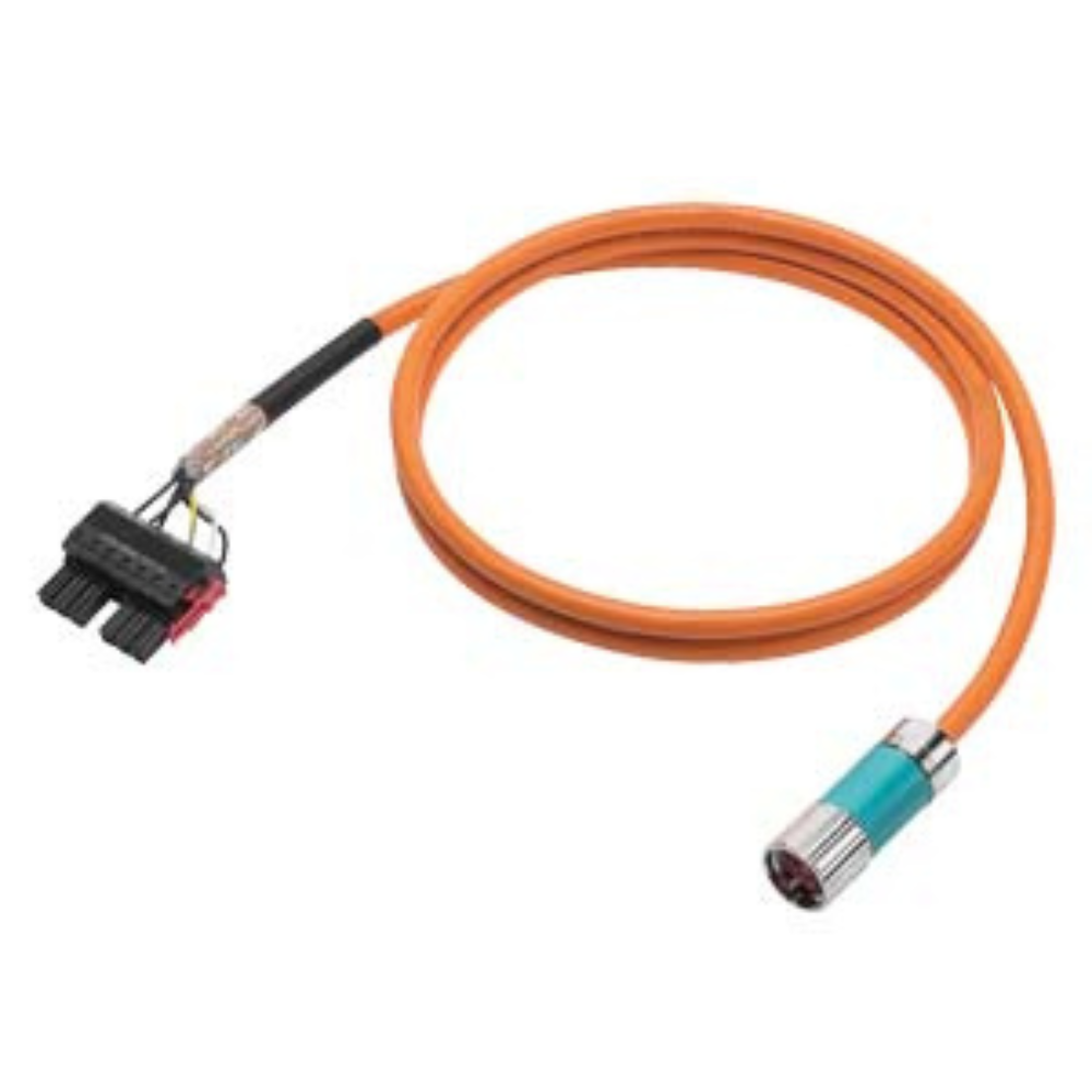 [Imagem CABO DE POTÊNCIA 10 METROS COM CONECTORES 4X1.5 6FX80025CA011BA0 SIEMENS]