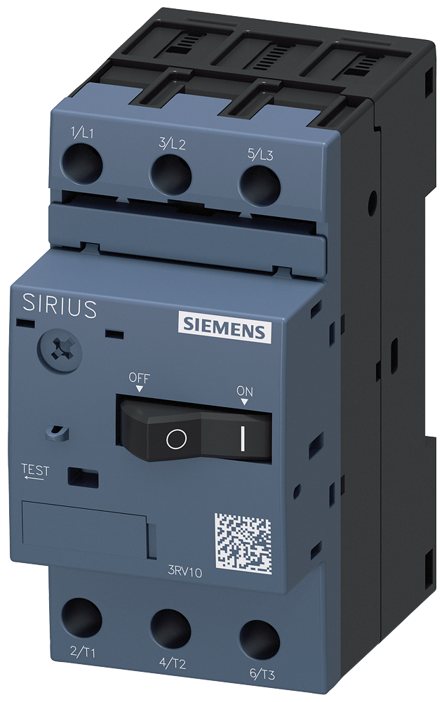 [Imagem DISJUNTOR MOTOR 3,5/5A 690V 50/60HZ 3RV10111FA10 SIEMENS]