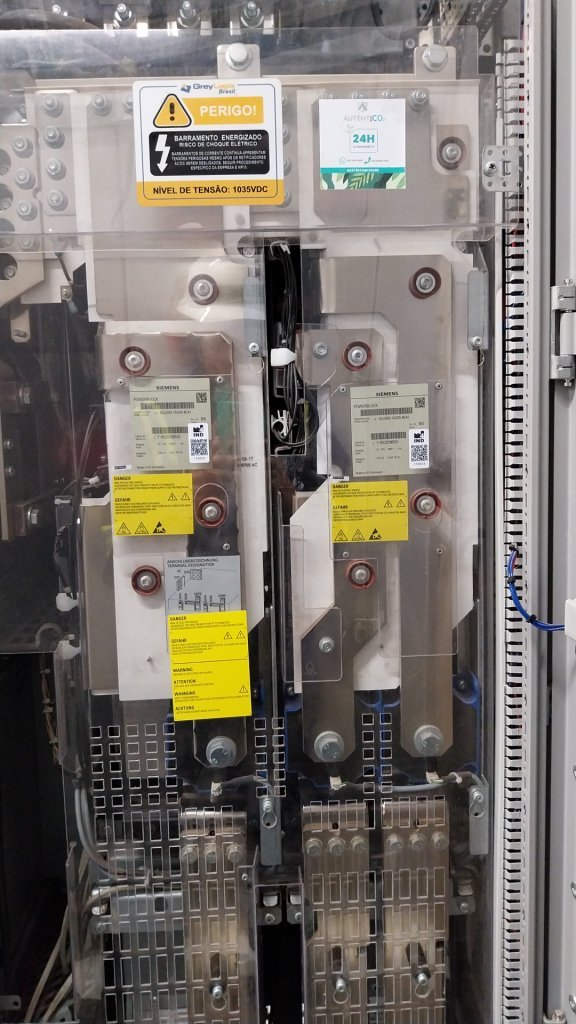 [Imagem BLOCO ALIMENTAÇÃO SINAMICS PARA 675/1080VCC 575A 6SL33521AG358CA1 SIEMENS]