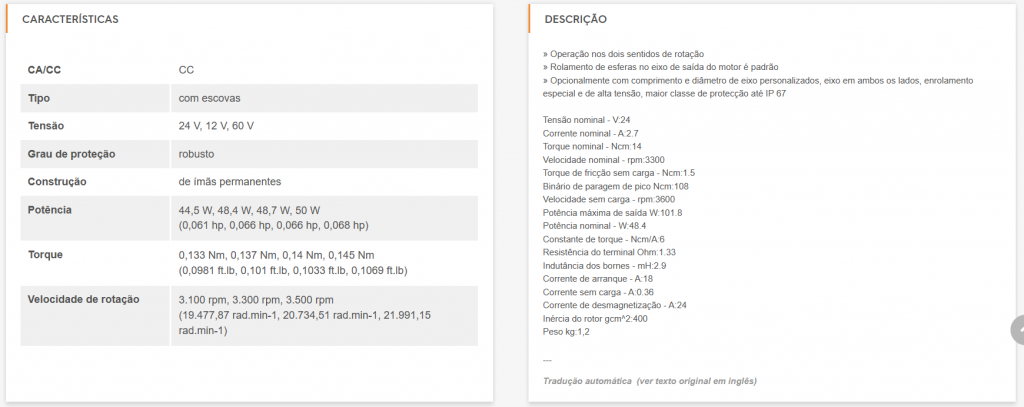 [Imagem MOTOR CC 3300RPM 2,7A GR63X25 DUNKERMOTOREN]