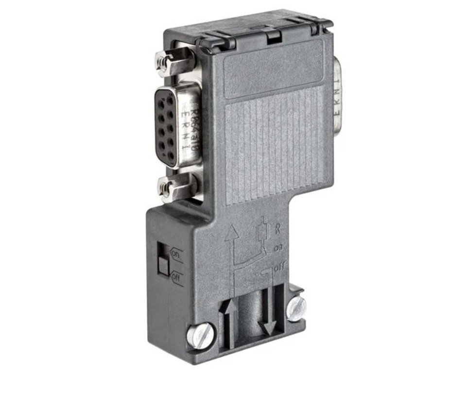 [Imagem CONECTOR PARA PROFIBUS 12 MBIT/S SAÍDA CABO 90 GRAUS SIMATIC DP 6ES79720BB120XA0 SIEMENS]