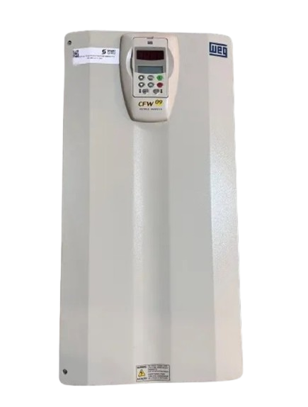 [Imagem INVERSOR DE FREQUÊNCIA TRIFÁSICO 32KW 86A 380/480VAC 50/60HZ CFW090086T3848POV1TJZ WEG]