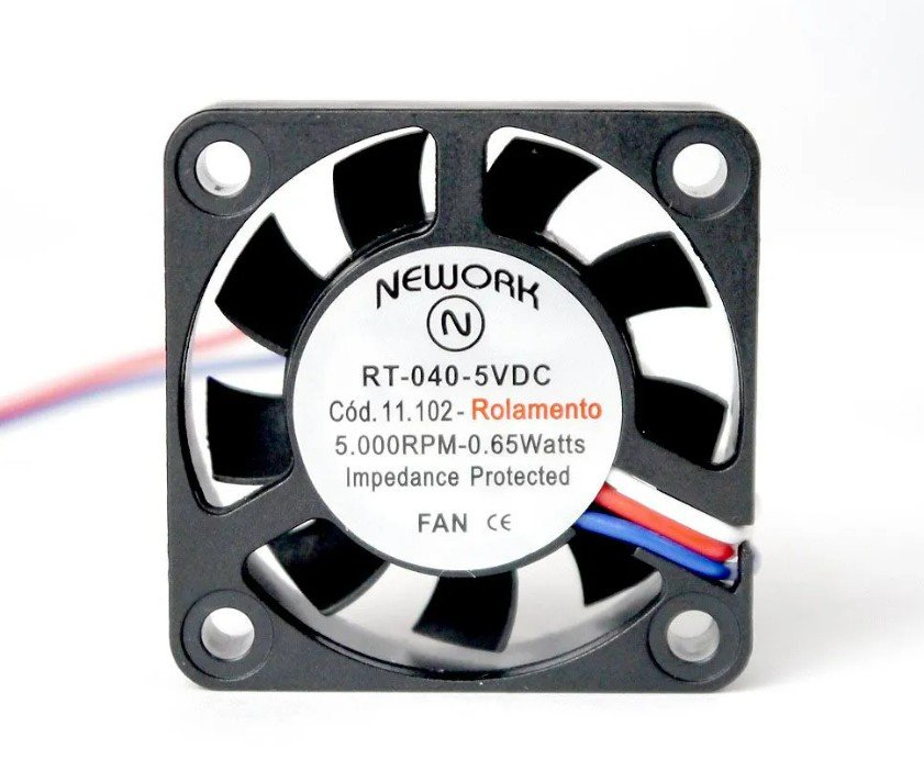 [Imagem do produto VENTILADOR AXIAL 12VDC 3 FIOS ROLAMENTO RT040 NEWORK]