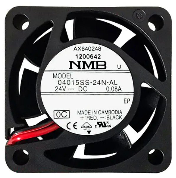 [Imagem do produto VENTILADOR AXIAL 24VDC 0,05A 7500RPM 6,7CFM 29DBA 472-04010SS-24N-AT NMB]