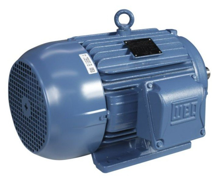 [Imagem MOTOR CA TRIFÁSICO 1,5KW 6,07/3,51/3,04A 220/380/440V 50/60HZ 1740RPM IP55 070519308 WEG]