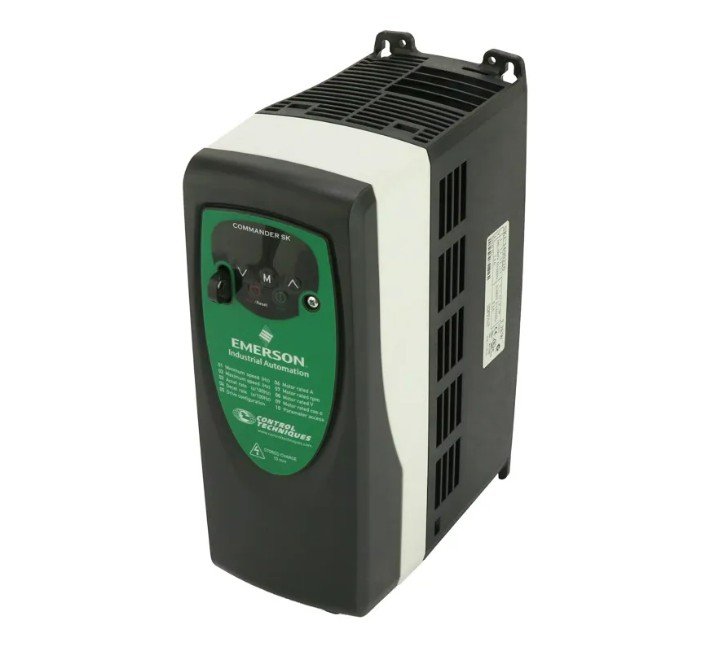 [Imagem INVERSOR DE FREQUÊNCIA TRIFÁSICO 2,2KW 5,1A 380/480V 50/60HZ SKC3400220 EMERSON]