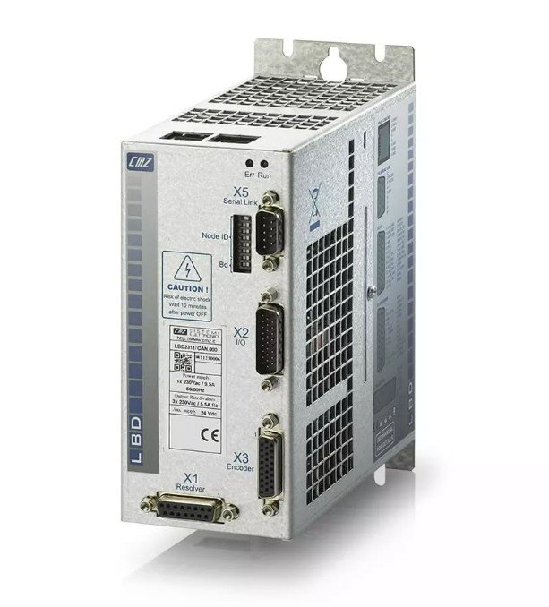 [Imagem SERVODRIVE TRIFÁSICO 42,9A 560VCC 35A LBD40100CAN100 CMZ]