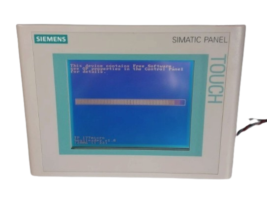 [Imagem HMI TOUCHPANEL TP177B PN/DP STN 265 COLOR-DISPLAY MPI-/PROFIBUS-DP SIMATIC 6AV6 SIEMENS]