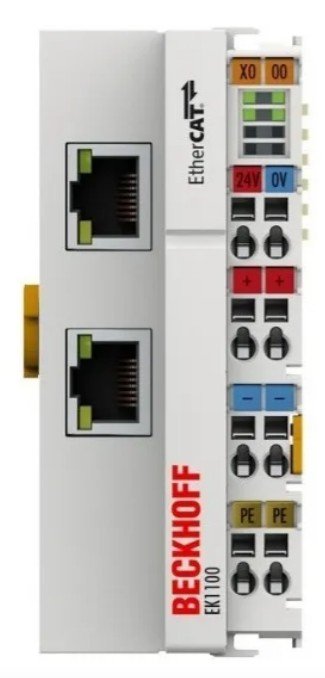 [Imagem ACOPLADOR ETHERCAT 2XRJ45 24VCC 100BASE-TX EK1100 BECKHOFF]