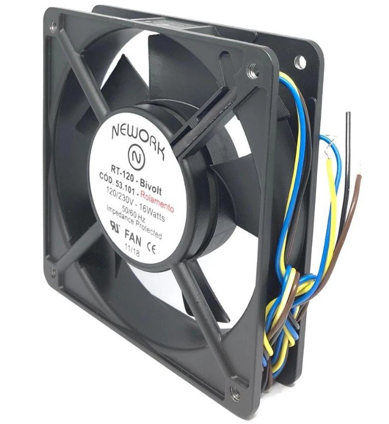 [Imagem do produto VENTILADOR 120X120X25 127/220V RT12053101 NEWORK]
