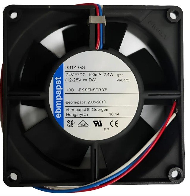 [Imagem VENTILADOR 3314 NH 92X92X30MM 24V ( 9293510110 ) VWCE092PJGS EBM-PAPST]