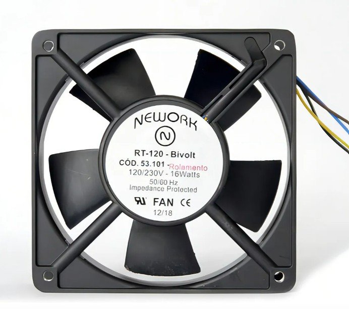 [Imagem do produto VENTILADOR 120X120X38MM BIVOLT RT-120 53.102 NEWORK]