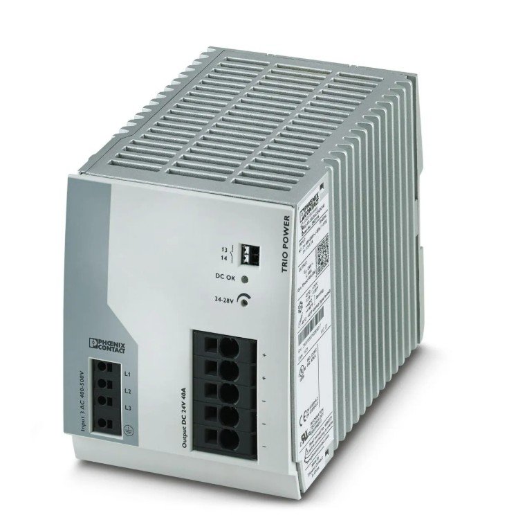 [Imagem FONTE DE ALIMENTAÇÃO TRIFÁSICA 40A 400/500V 50/60HZ TRIOPS2G3AC24DC40 PHOENIX CONTACT]