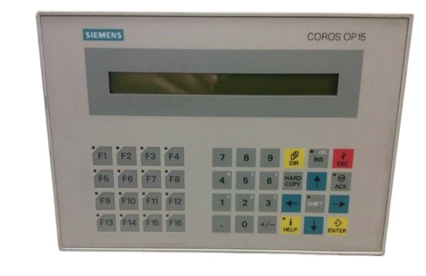 [Imagem IHM TECLA DISPLAY 2 LINHAS COROS OP15/A 6AV35151EB01 SIEMENS]