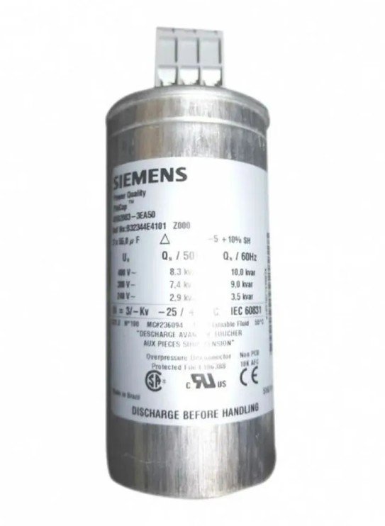 [Imagem do produto MÓDULO TRIFÁSICO 30KVAR 39,9A 400V 60HZ PARACORRECAO FATOR POTÊNCIA MT300440 SIEMENS]