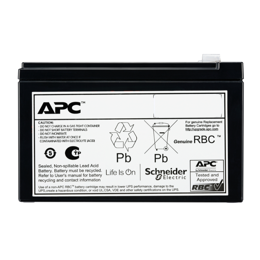 [Imagem APC REPLACEMENT BATTERY CARTRIDGE VRLA 9AH 72V DC 2 YEAR WARRANTY APCRBCV205 SCHNEIDER]