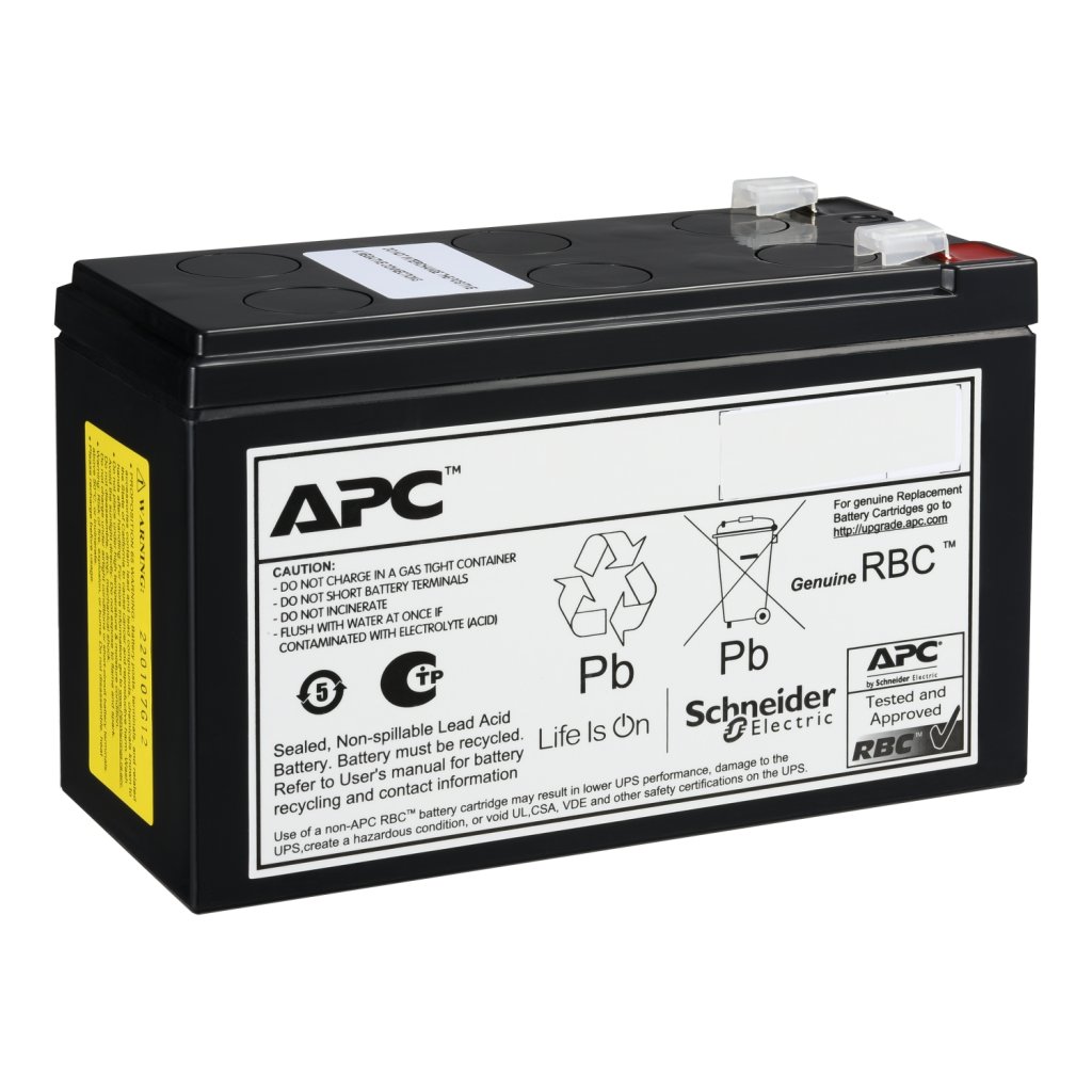 [Imagem do produto APC REPLACEMENT BATTERY CARTRIDGE VRLA 9AH 48V DC 2 YEAR WARRANTY APCRBCV204 SCHNEIDER]