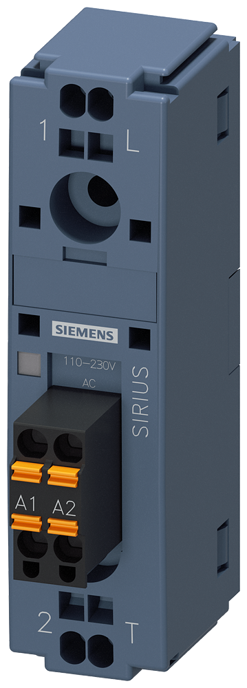 RELÉ SEMICONDUTOR DE 1 POLO 22,5 MM 90 A 48-600V 110-230 V CA CONEXÃO DE 3RF31902AA26 SIEMENS