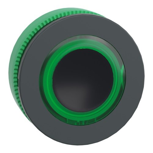[Imagem CABEÇOTE PARA BOTÃO LUMINOSO FACEADO Ø30MM PLÁSTICO COM ARO LUMINOSO VERDE ZB5FW933 SCHNEIDER]