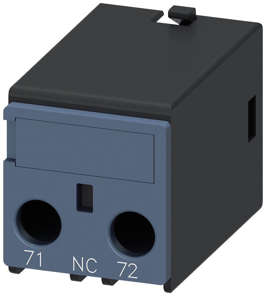 [Imagem do produto INTERRUPTOR AUXILIAR 1NF, PASSAGENS DE CORRENTE: 1NF, LIGAÇÃO POR BAIXO 3RH29111BA01 SIEMENS]