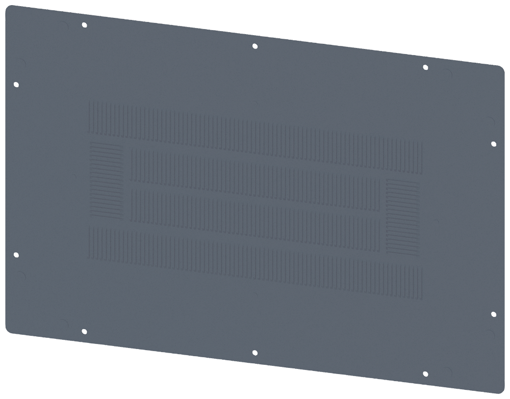 TETO COM ABERTURAS DE VENTILAÇÃO IP40 L: 600 MM P: 400 MM GALVA 8MF10642UD300A SIEMENS