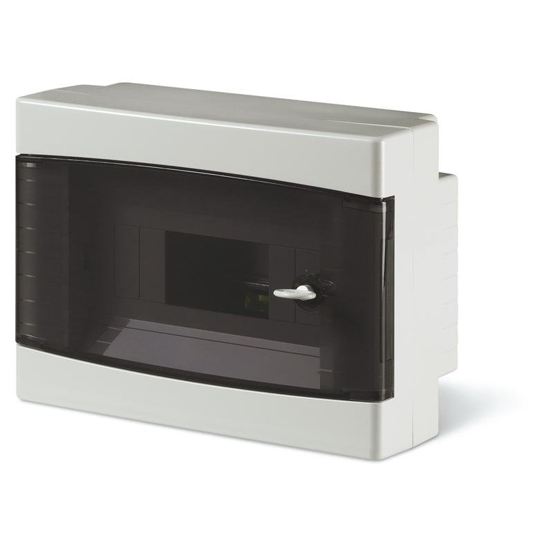 [Imagem do produto QUADRO DE DISTRIBUIÇÃO SOBREPOR 8M BRANCO 673.2008B.2010 SCAME]