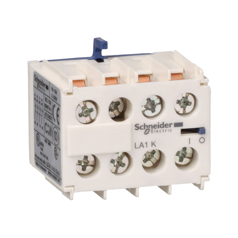 [Imagem CONTATO AUXILIAR INSTANTANEO 4NA CONTATOR TESYS K LA1KN40 SCHNEIDER]