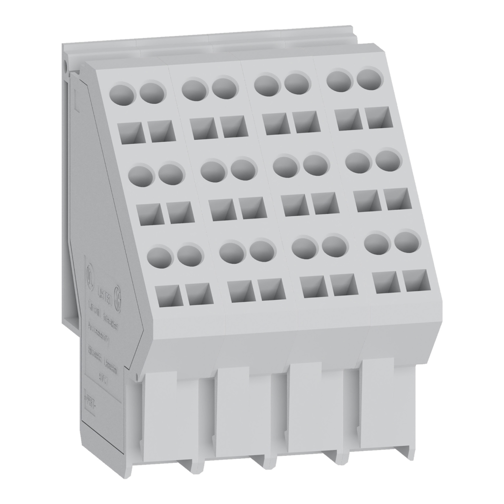 [Imagem do produto AUXILIARY TERMINAL BLOCK 3 WIRING CONNECTION EXE47074 SCHNEIDER]