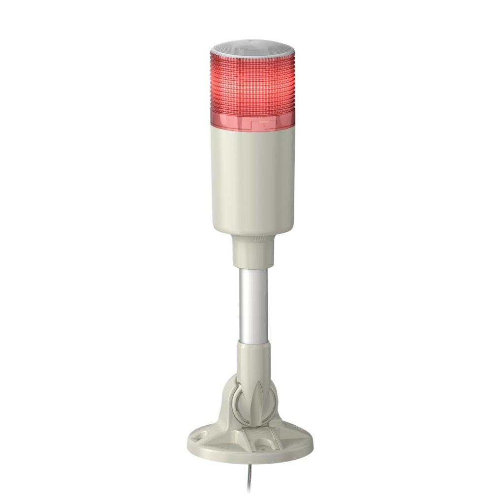 [Imagem COLUNA LUMINOSA 60MM PRÉ-MONTADA BUZZER LED VERMELHO 220VCA XVGM1SMA SCHNEIDER]