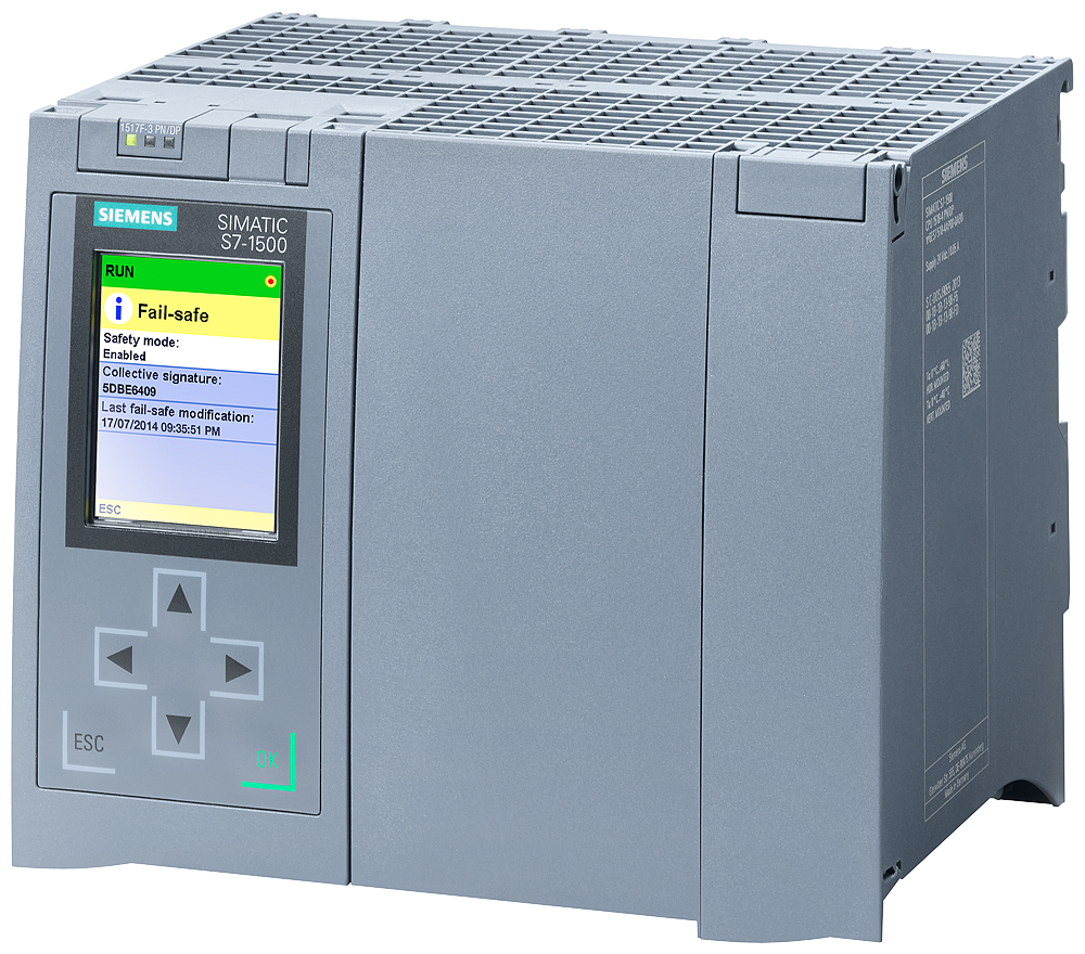 [Imagem do produto SIMATIC S7-1500 CPU 1517F-3 PN/DP 6ES75173FP010AB0 SIEMENS]
