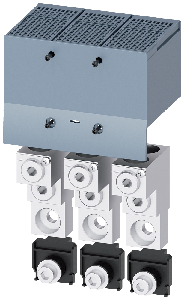 [Imagem TERMINAL PARA CONDUTOR DE SEÇÃO CIRCULAR 2 CABOS COM TOMADA DE TENSÃO DO COND... 3VA94030JC23 SIEMENS]