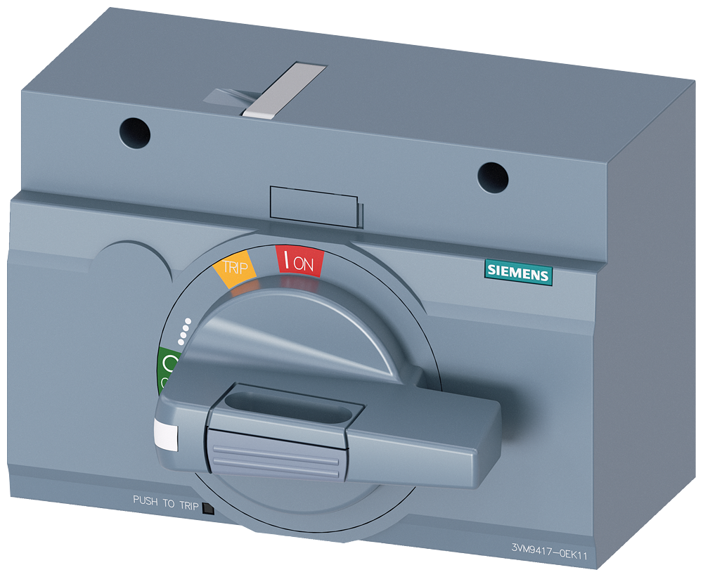 [Imagem ACIONAMENTO GIRATÓRIO FRONTAL PADRÃO IEC IP40 ACESSÓRIOS PARA: 3VM13/14 3VM94170EK11 SIEMENS]