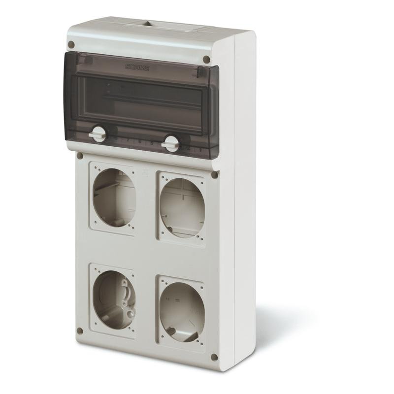 [Imagem BLOCO DE PLACA VAZIO 4 COM FUROS 632.4500-000 SCAME]