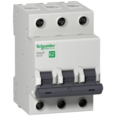 [Imagem do produto DISJUNTOR EASY9 3P 6A CURVA C 3000A EZ9F33306 SCHNEIDER]