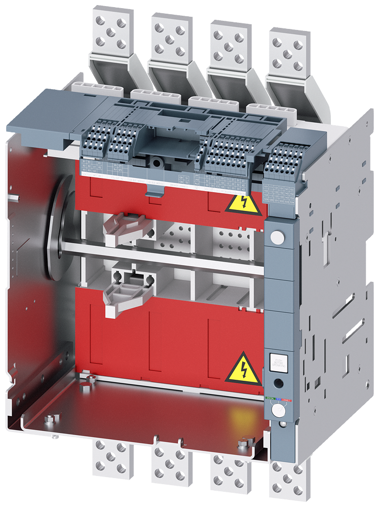 QUADRO-GUIA PARA 3WL104P CONEXÃO PRINCIPAL DE ACESSO FRONT. 3VW81120BE01 SIEMENS