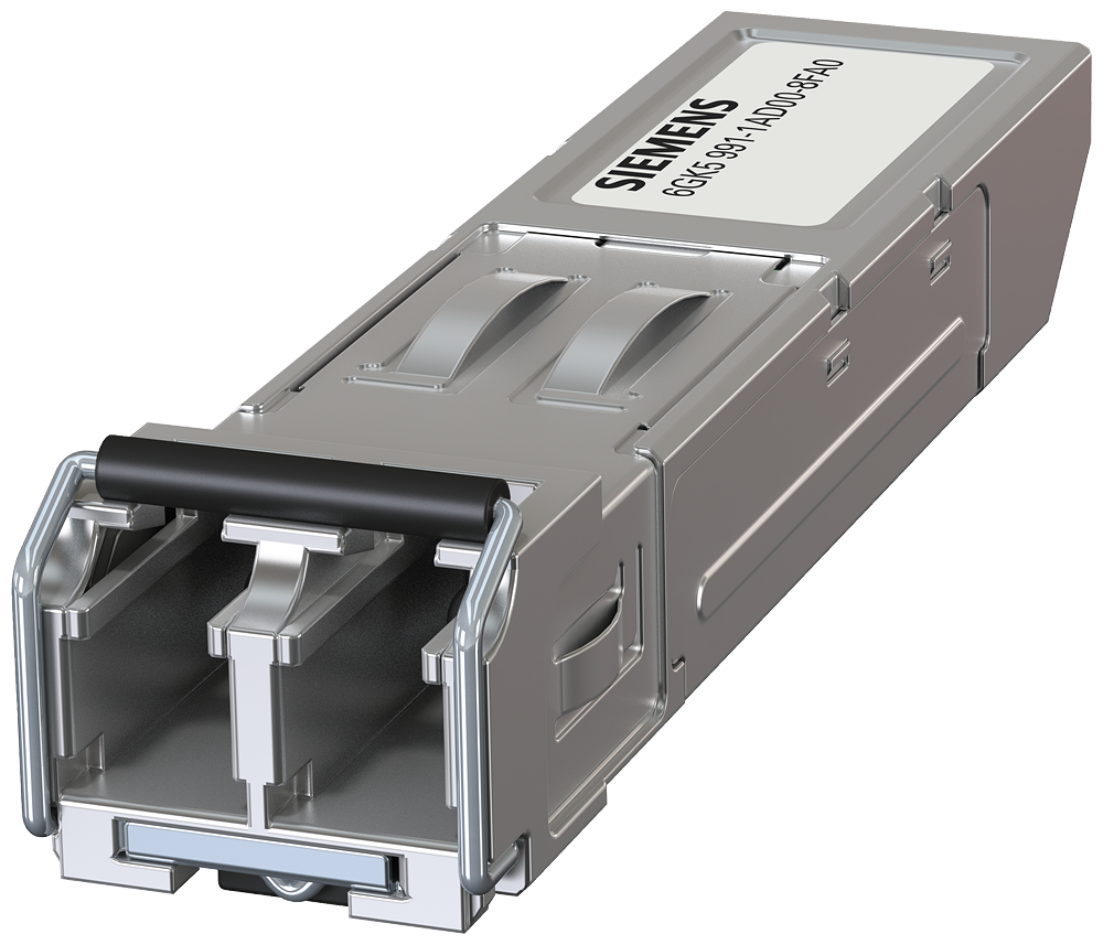 [Imagem TRANSCEPTOR DE ENCAIXE SFP991-1, 1X 100 MBIT/S LC, MM VIDRO, MÁX. 5 KM, CC 6GK59911AD008FA0 SIEMENS]