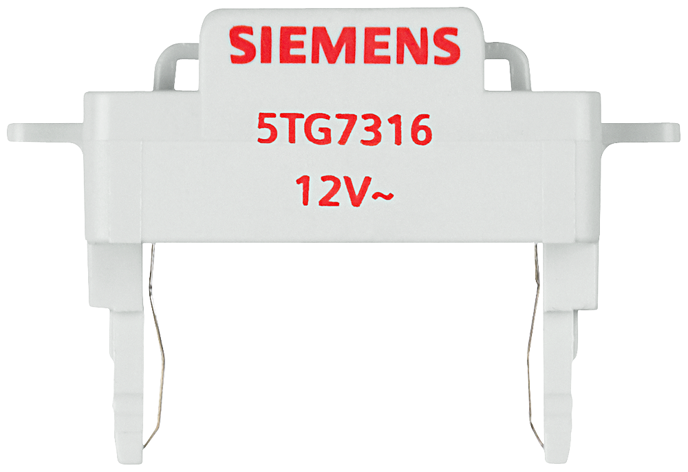 INTERRUPTOR E BOTÃO ELEMENTO DE ILUMINAÇÃO LED PARA FUNÇÃO DE CONTROLO 5TG7316 SIEMENS