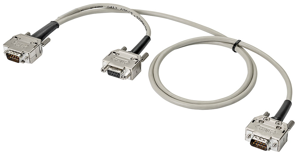 CABO DE LIGAÇÃO Y DE COBRE PARA LIGAR UM DISPOSITIVO SIPROTEC 4 COM CONEXÃO I 7XV51050AA10 SIEMENS