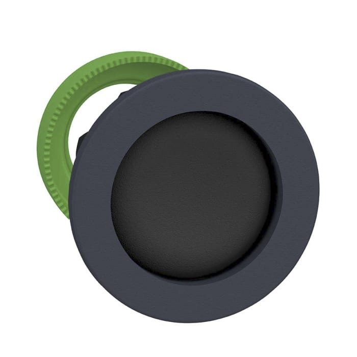 [Imagem CABEÇOTE PARA BOTÃO FACEADO Ø30MM PLÁSTICO GUARDA ALTA PRETO ZB5FA26 SCHNEIDER]