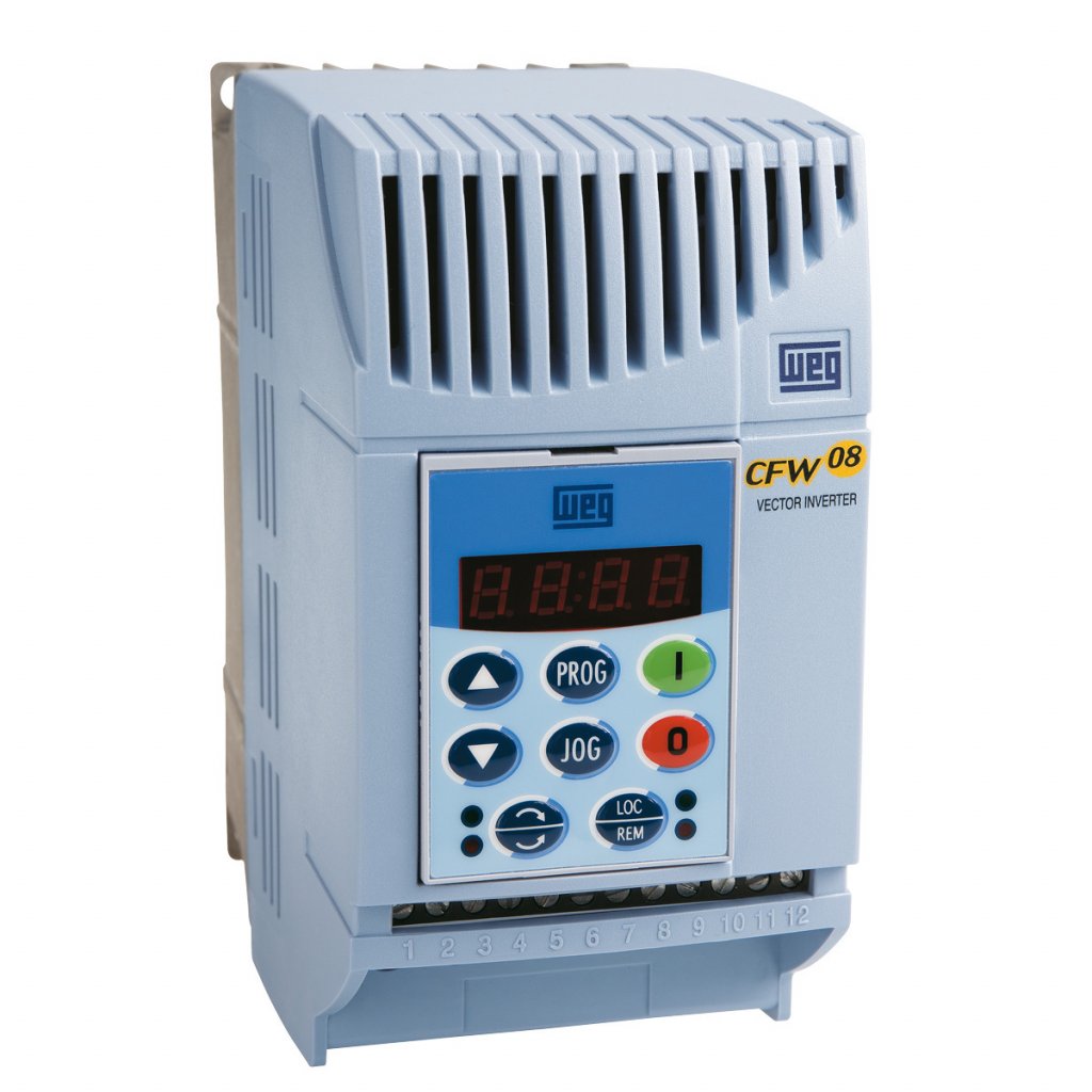 [Imagem INVERSOR DE FREQUÊNCIA TRIFÁSICO 24KW 65A 380/480V 50/60HZ CFW080065T3848POA1Z WEG]