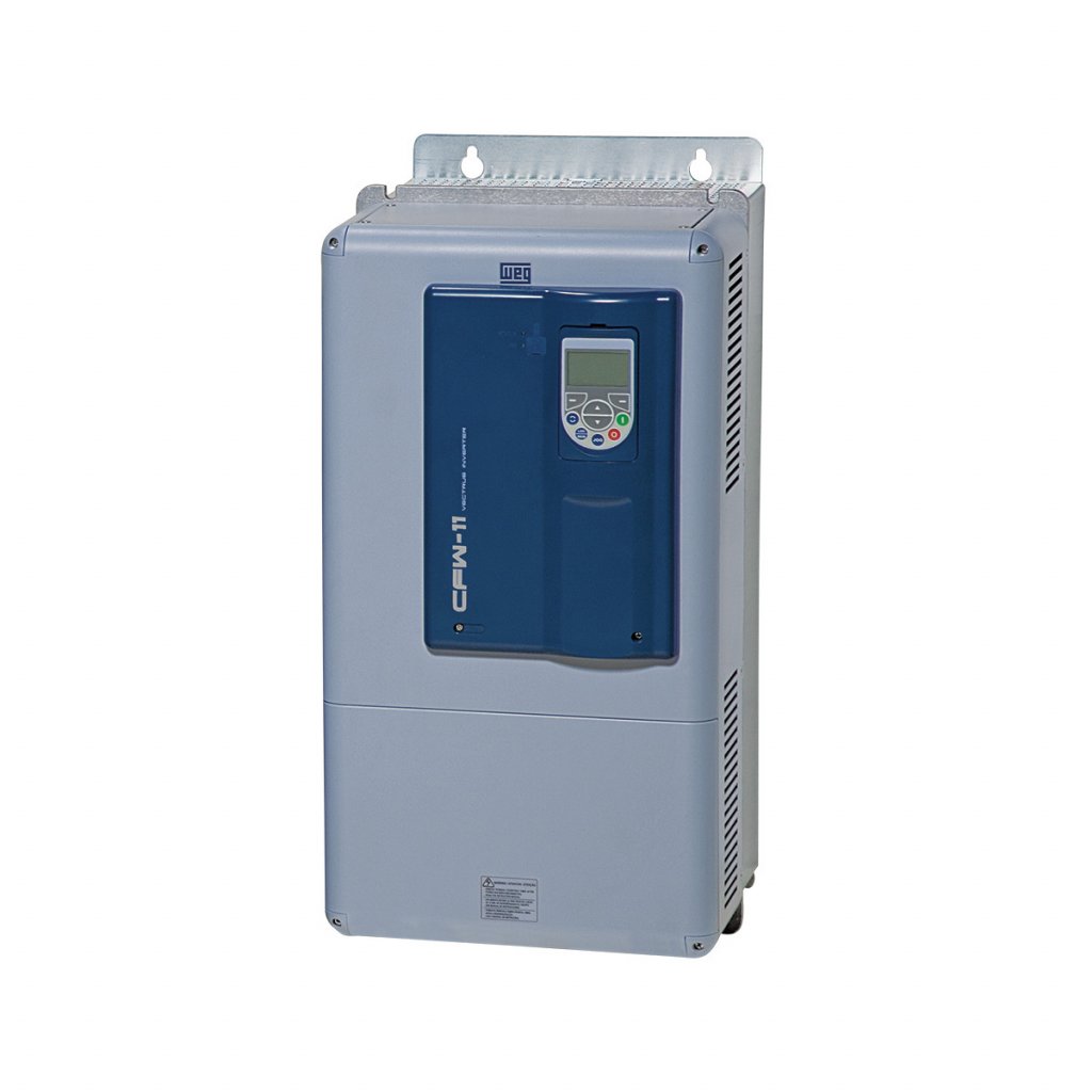 [Imagem INVERSOR DE FREQUÊNCIA TRIFÁSICO 75KW 142A 380/480V 50/60HZ CFW110142T4SZ 10858685 WEG]
