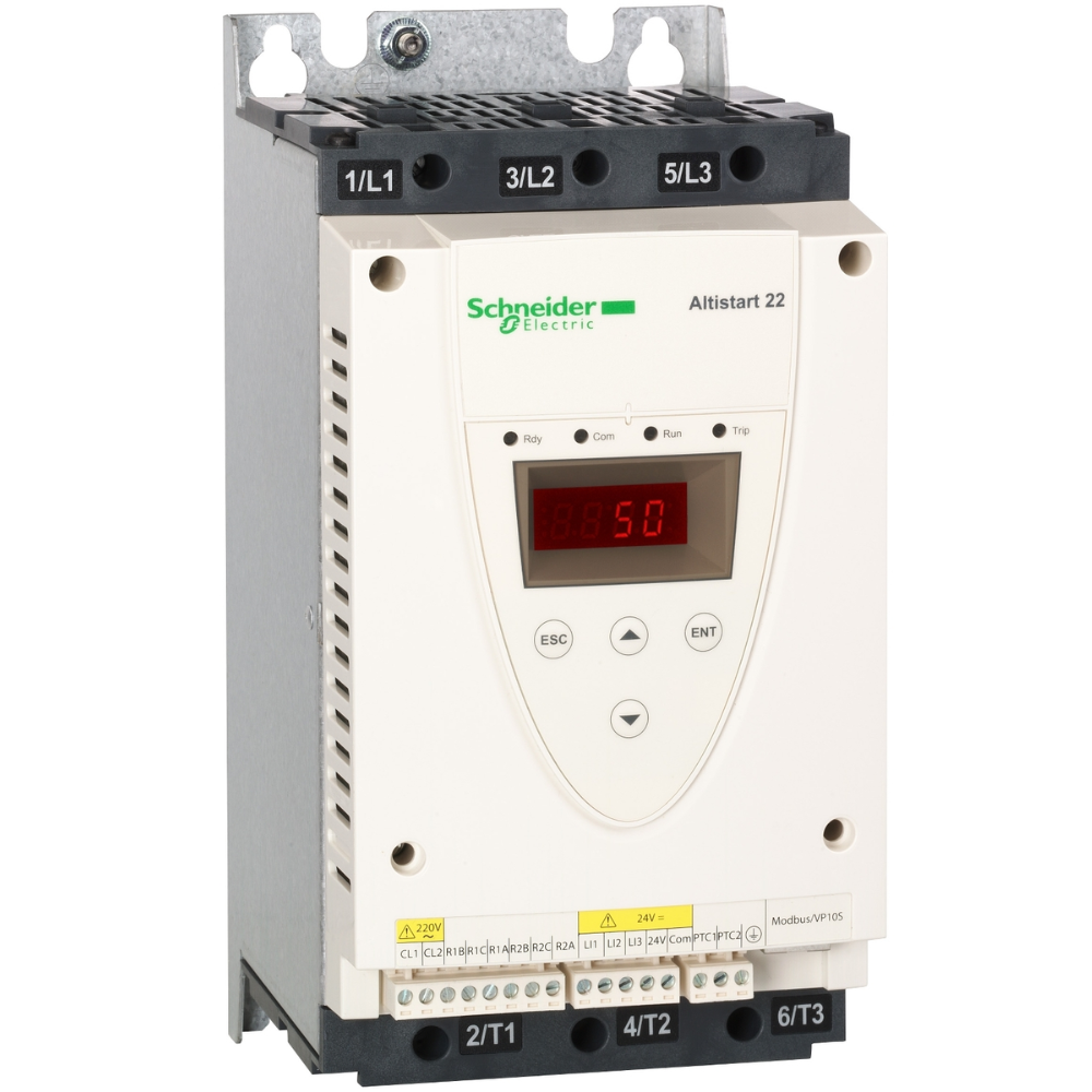 CHAVE DE PARTIDA TRIFÁSICO 22KW 47A 230V 50/60HZ ATS22D47Q SCHNEIDER CHAVE-DE-PARTIDA-TRIFÁSICO-22A-318415VAC-7,511KW-ATS01N222QN-2.png