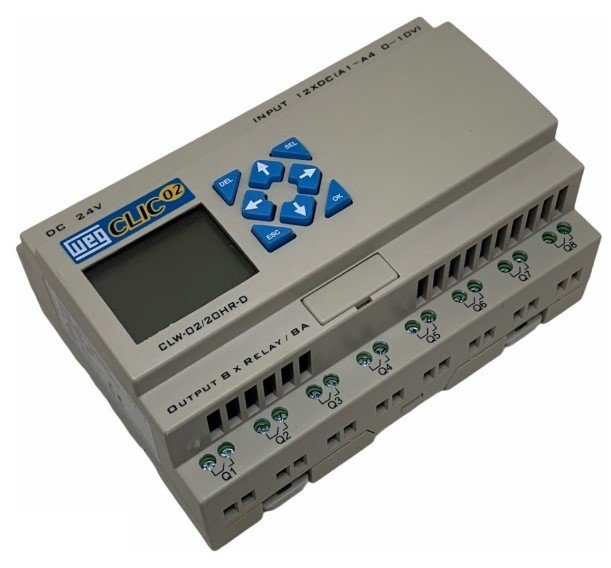 [Imagem CONTROLADOR LÓGICO PROGRAMÁVEL 24VCC CLW0220HRD 11268416 WEG]