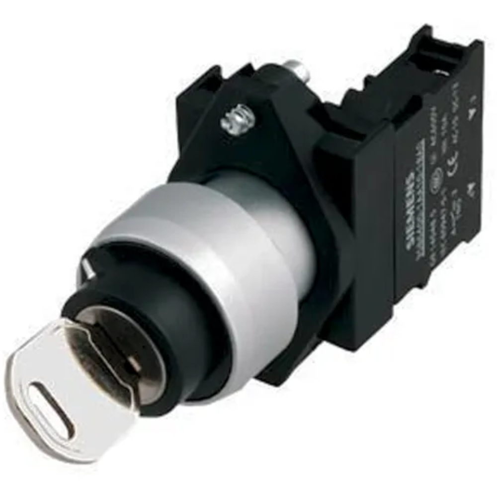 [Imagem do produto COMUTADOR CHAVE 2 POS 1NA RET PRETO A7B10001214001 SIEMENS]